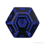 7 mm lab-grown blue sapphire, hexagon cut | Sapphire Row · cut4