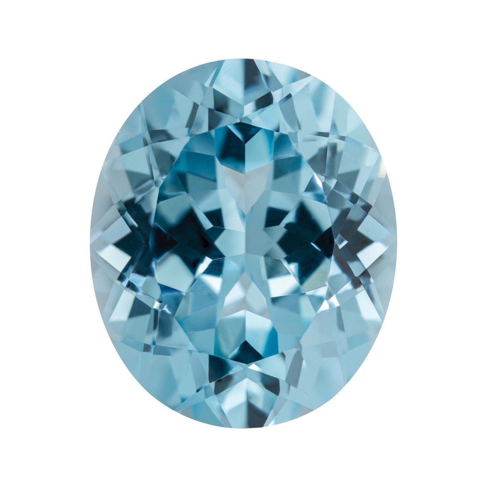 5x3 mm lab-grown aqua sapphire, oval cut | Sapphire Row · cut7