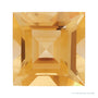 4 mm natural orange citrine, square cut | Sapphire Row · cut4