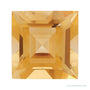 4 mm natural orange citrine, square cut | Sapphire Row · cut7