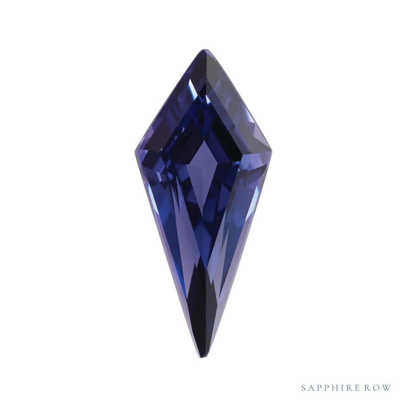 9x4 mm lab-grown purple sapphire, kite cut | Sapphire Row · cut7
