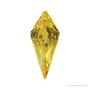 11x5 mm lab-grown yellow sapphire, kite cut | Sapphire Row · cut4