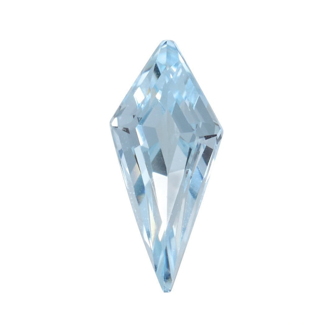 12x5.5 mm lab-grown aqua sapphire, kite cut | Sapphire Row · cut7