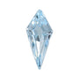12x5.5 mm lab-grown aqua sapphire, kite cut | Sapphire Row · cut7