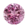 14 mm lab-grown pink sapphire, round cut | Sapphire Row · cut7