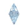 6x3 mm lab-grown aqua sapphire, lozenge cut | Sapphire Row · cut7