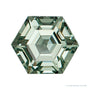 7 mm lab-grown green sapphire, hexagon cut | Sapphire Row · cut4