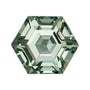 7 mm lab-grown green sapphire, hexagon cut | Sapphire Row · cut7