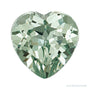 5 mm lab-grown green sapphire, heart cut | Sapphire Row · cut7