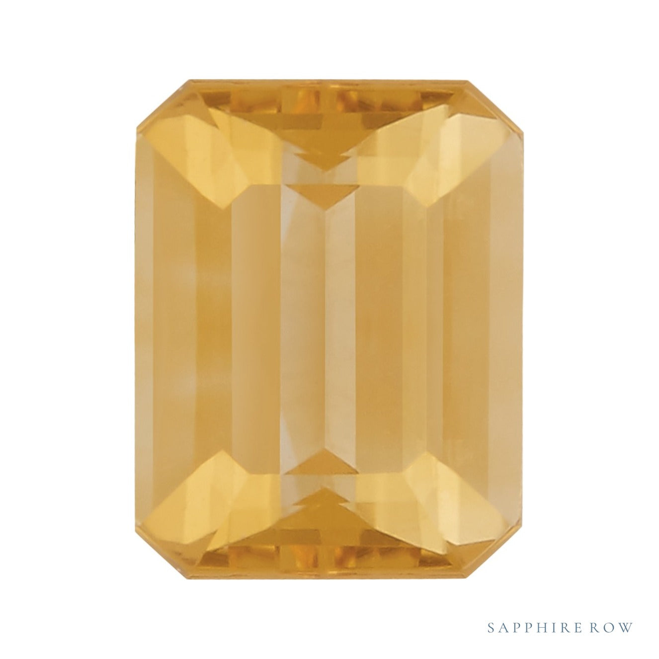 5x3 mm natural orange citrine, emerald cut | Sapphire Row · cut4 · cut5