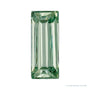 4x2 mm lab-grown green sapphire, straight baguette cut | Sapphire Row · cut4