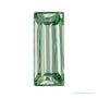 5x2 mm lab-grown green sapphire, straight baguette cut | Sapphire Row · cut7
