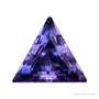 6 mm lab-grown purple sapphire, triangle cut | Sapphire Row · cut7