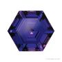 7 mm lab-grown purple sapphire, hexagon cut | Sapphire Row · cut7