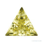 5 mm lab-grown yellow sapphire, triangle cut | Sapphire Row · cut7