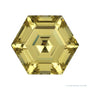 5 mm lab-grown yellow sapphire, hexagon cut | Sapphire Row · cut4