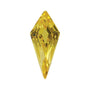 5x2.25 mm lab-grown yellow sapphire, kite cut | Sapphire Row · cut7