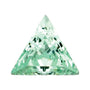 4 mm lab-grown mint green sapphire, triangle cut | Sapphire Row · cut7