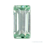 4x2 mm lab-grown mint green sapphire, straight baguette cut | Sapphire Row · cut4