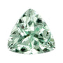 3 mm lab-grown mint green sapphire, trillion cut | Sapphire Row · cut7