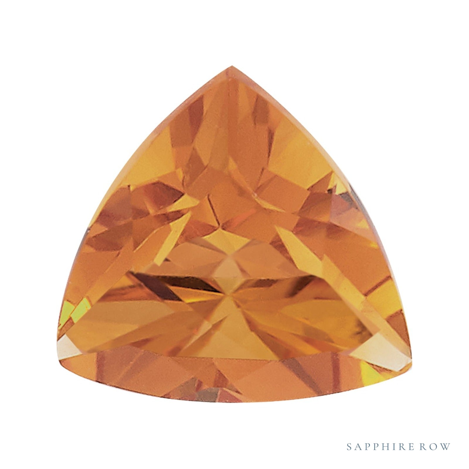 5 mm natural orange citrine, trillion cut | Sapphire Row · cut4