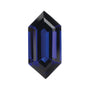 10x5 mm lab-grown blue sapphire, elongated hexagon cut | Sapphire Row · cut7