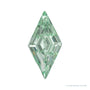 7x3.5 mm lab-grown mint green sapphire, lozenge cut | Sapphire Row · cut4