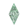 7x3.5 mm lab-grown mint green sapphire, lozenge cut | Sapphire Row · cut7
