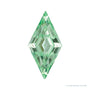 8x4 mm lab-grown mint green sapphire, lozenge cut | Sapphire Row · cut4