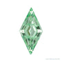8x4 mm lab-grown mint green sapphire, lozenge cut | Sapphire Row · cut7