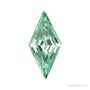 9x4.5 mm lab-grown mint green sapphire, lozenge cut | Sapphire Row · cut4