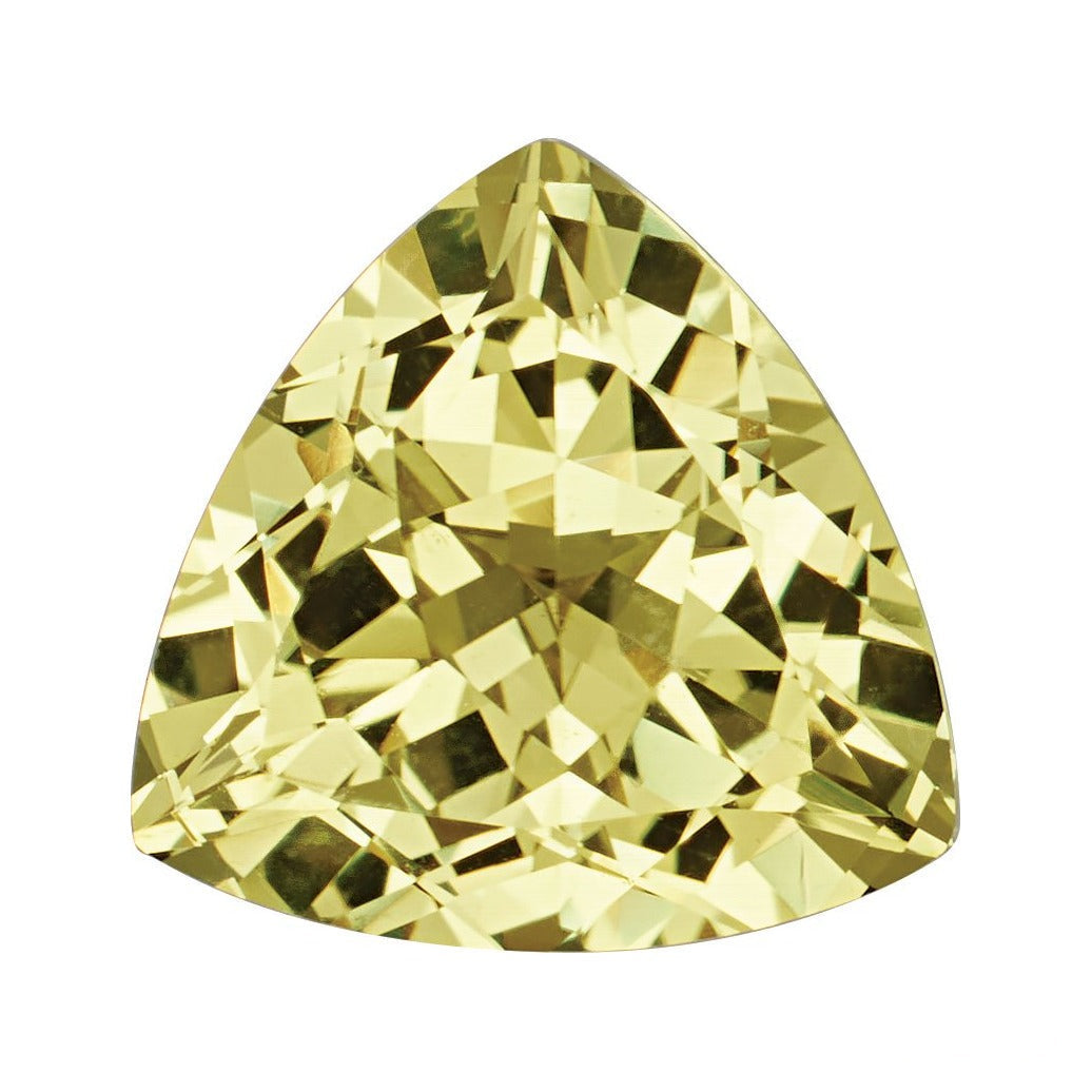4 mm lab-grown yellow sapphire, trillion cut | Sapphire Row · cut7