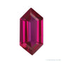 10x5 mm lab-grown red ruby, elongated hexagon cut | Sapphire Row · cut4