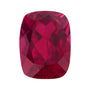 10x8 mm lab-grown red ruby, antique cushion cut | Sapphire Row · cut7