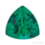 5 mm lab-grown green emerald, trillion cut | Sapphire Row · cut7