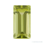 4x2 mm natural arizona green peridot, straight baguette cut | Sapphire Row · cut4