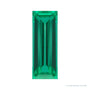 6x4 mm lab-grown green emerald, straight baguette cut | Sapphire Row · cut4
