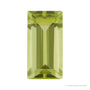 5x2 mm natural arizona green peridot, straight baguette cut | Sapphire Row · cut7