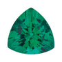 4.5 mm lab-grown green emerald, trillion cut | Sapphire Row · cut7