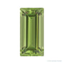 5x2 mm natural green peridot, straight baguette cut | Sapphire Row · cut7