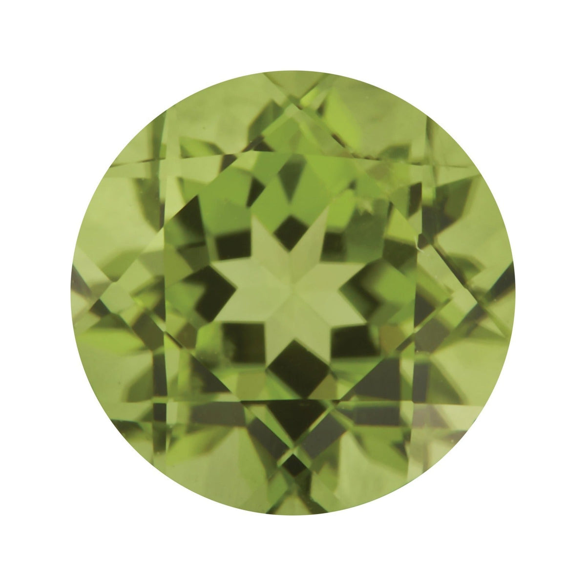 4 mm natural green peridot, round cut | Sapphire Row · cut7