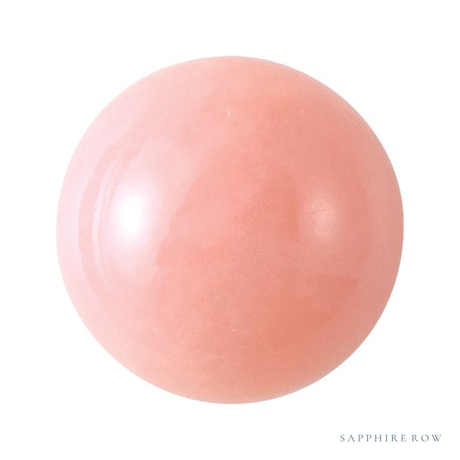 5.5 mm natural pink opal, round cut | Sapphire Row · cut4