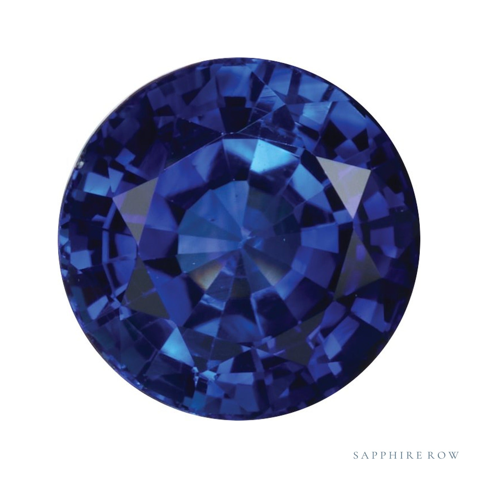 6 mm natural blue sapphire, round cut | Sapphire Row · cut4