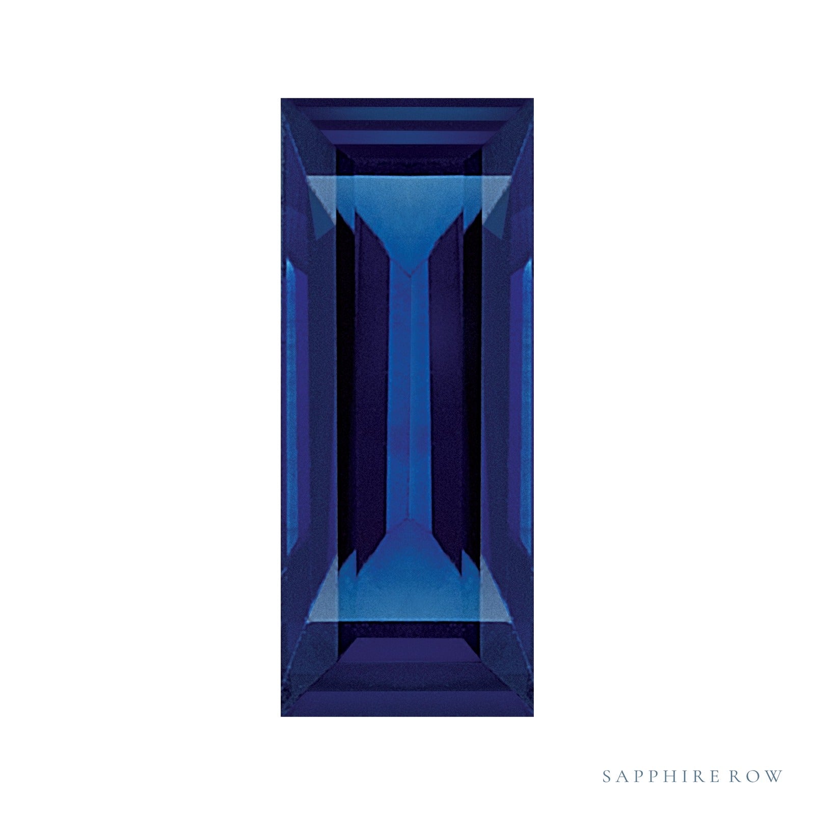4.5x2.5 mm natural blue sapphire, straight baguette cut | Sapphire Row · cut7