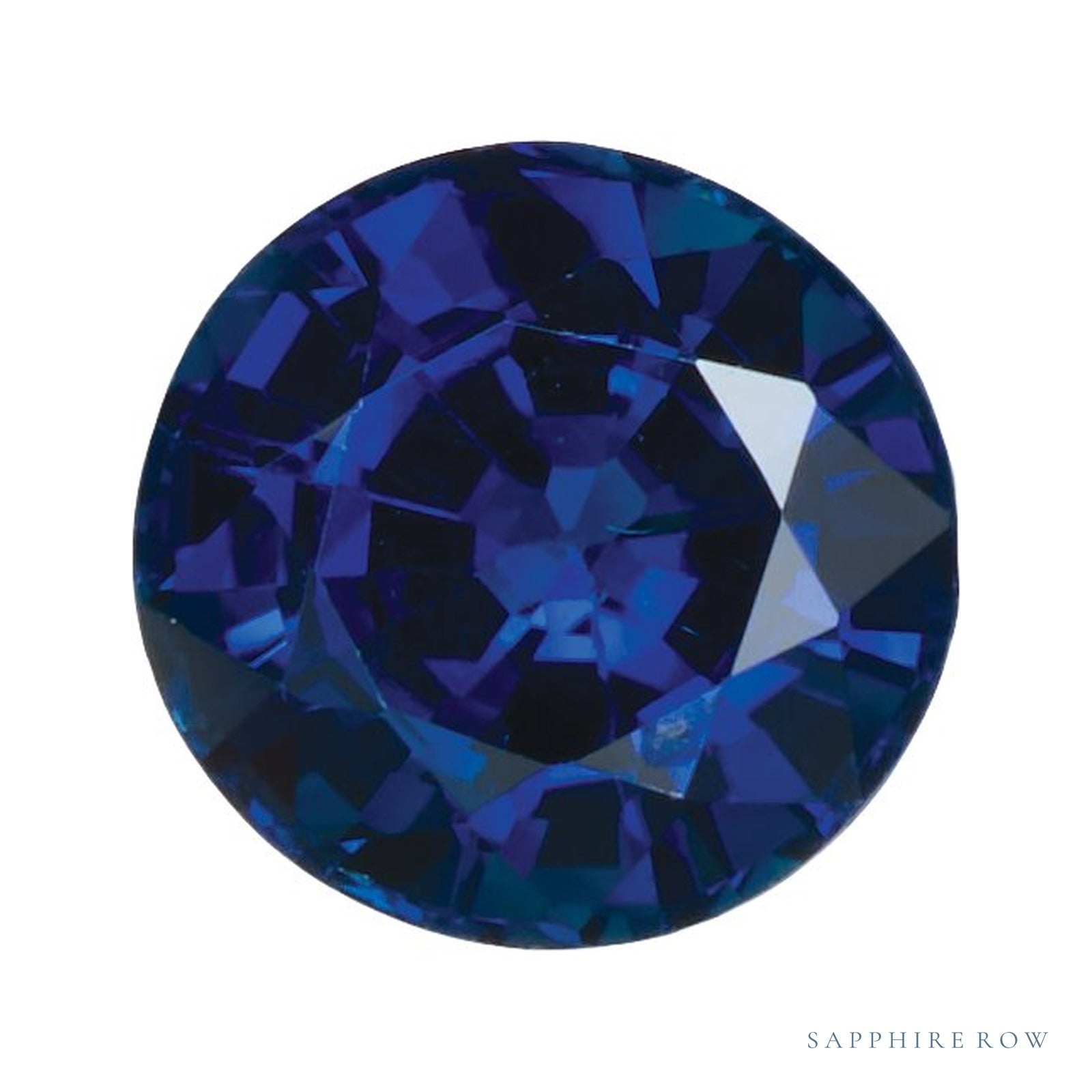 4.5 mm natural blue sapphire, round cut | Sapphire Row · cut4