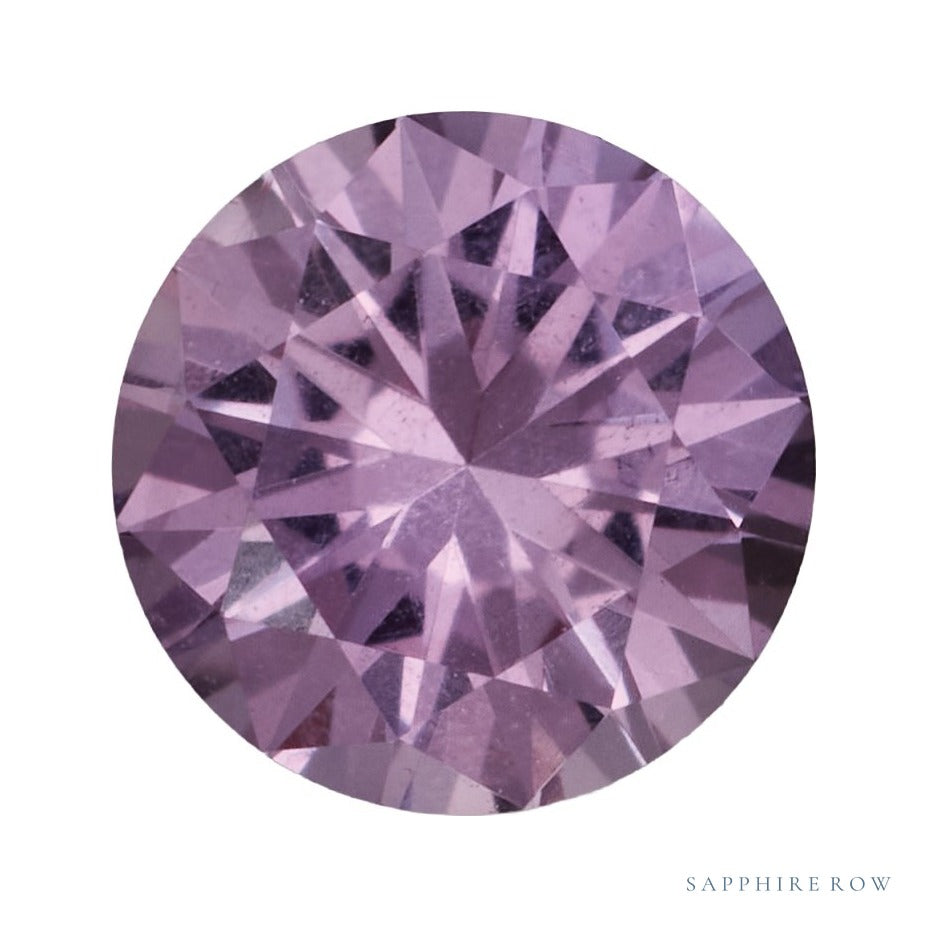 4 mm natural pink sapphire, round cut | Sapphire Row · cut7
