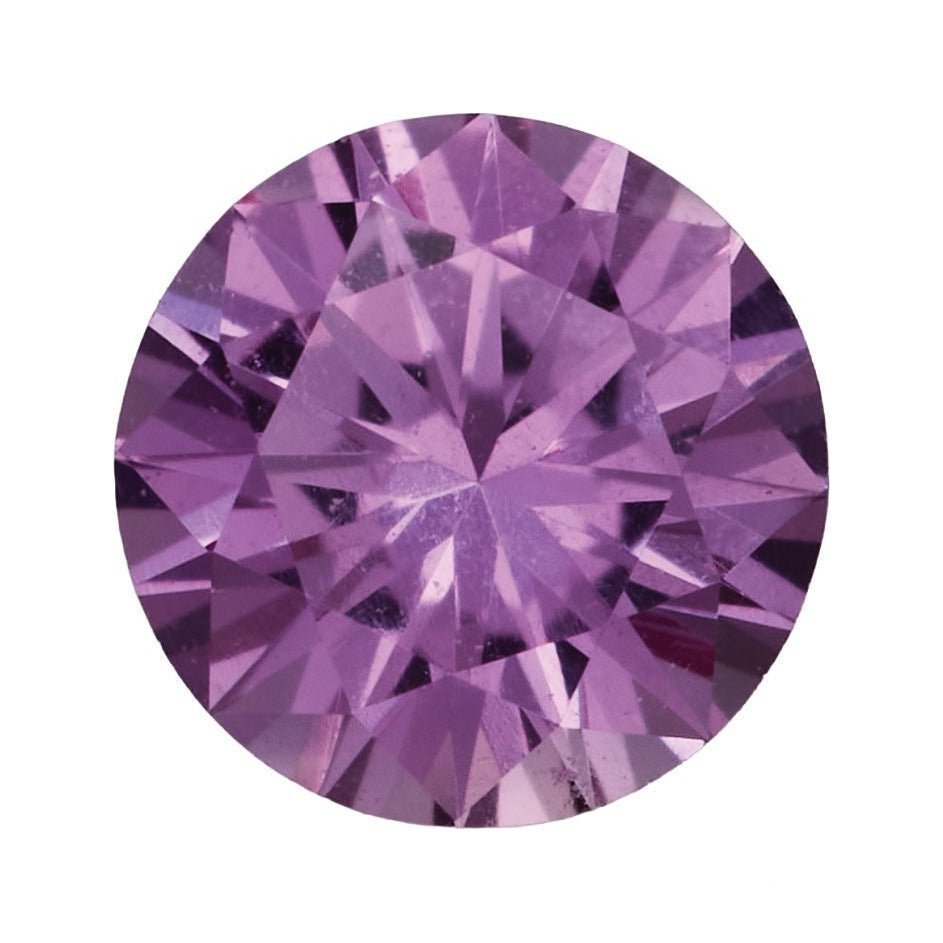 4 mm natural pink sapphire, round cut | Sapphire Row · cut7