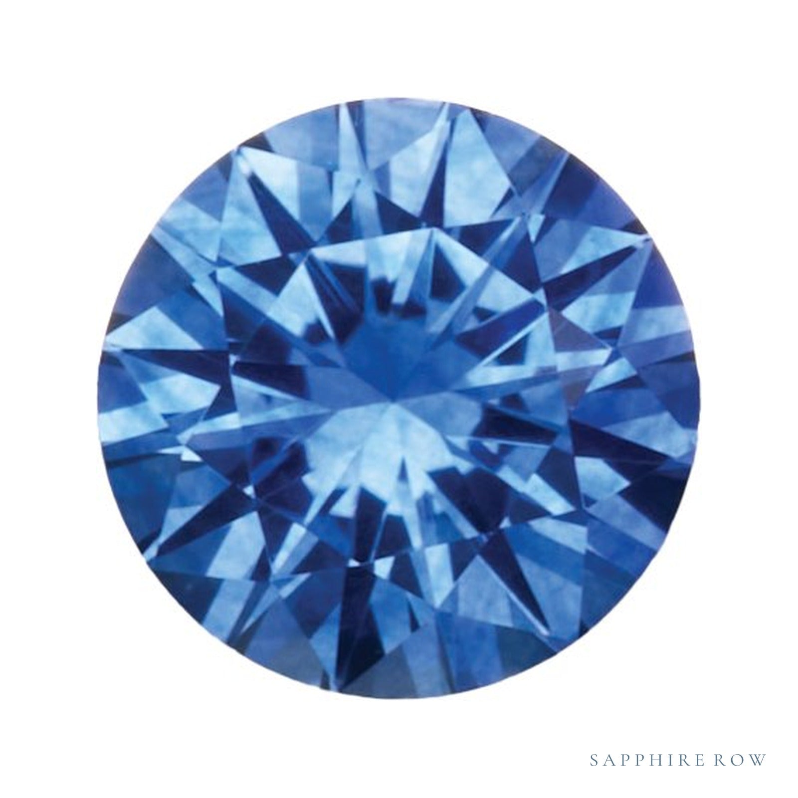 4 mm natural blue sapphire, round cut | Sapphire Row · cut4
