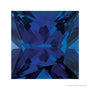 4.5 mm natural blue sapphire, square cut | Sapphire Row · cut4