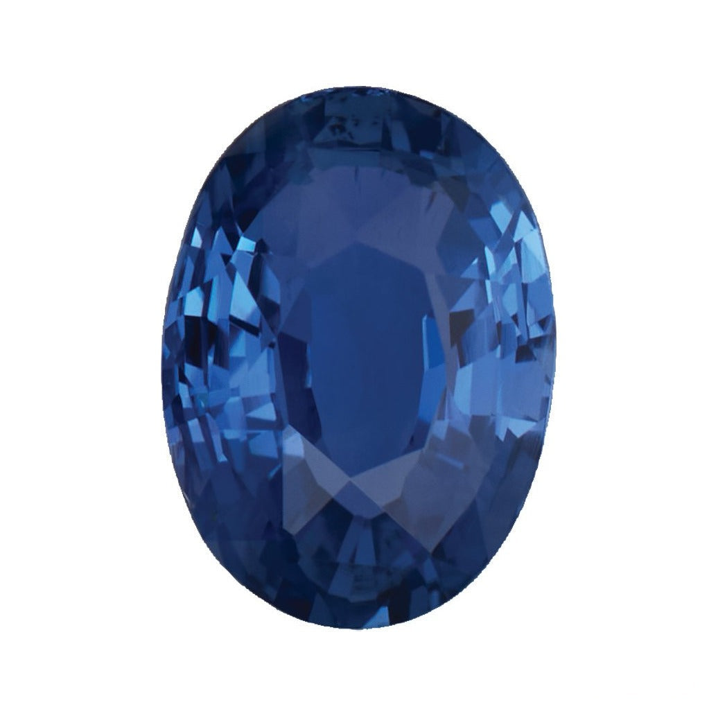 4x3 mm natural blue sapphire, oval cut | Sapphire Row · cut7